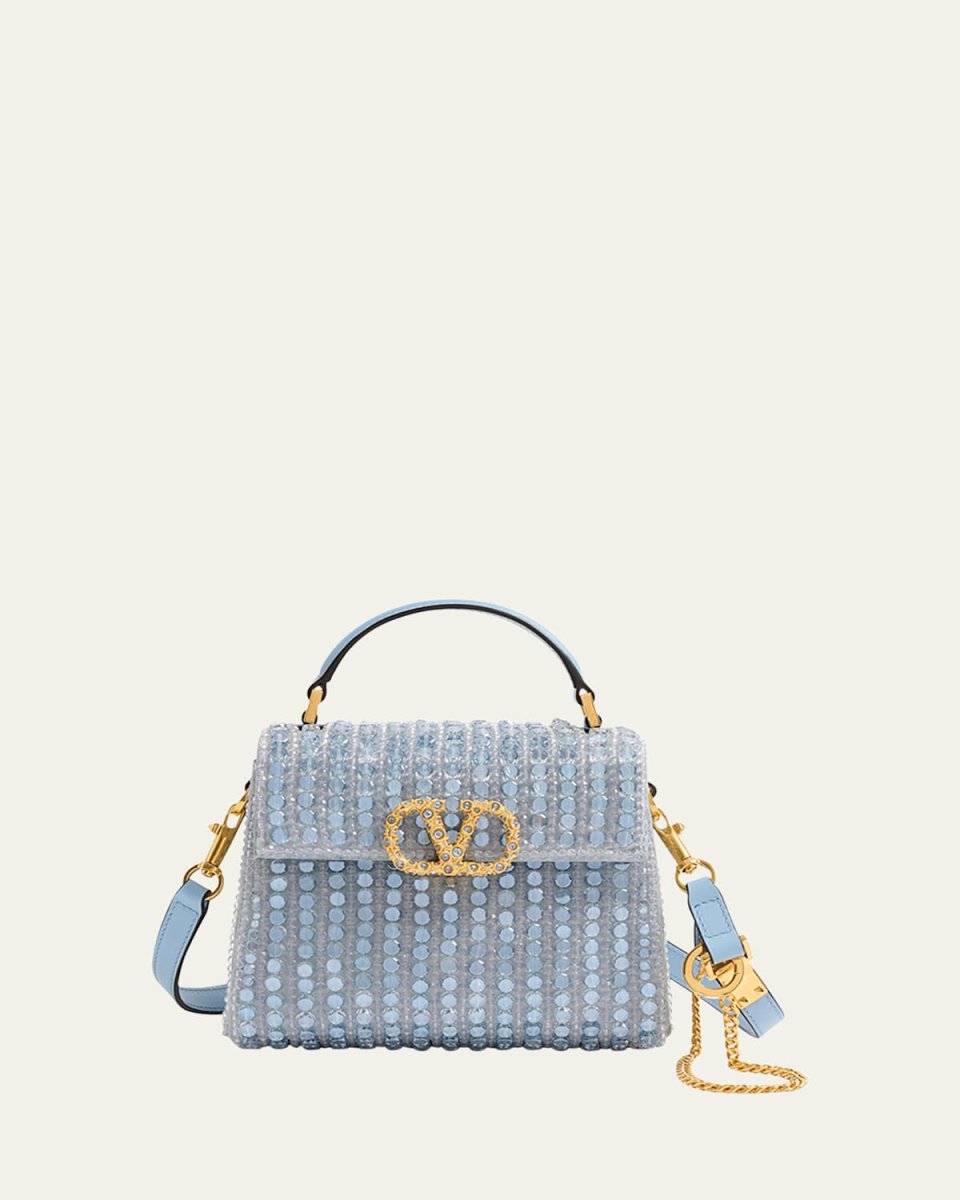 VSLING Mini Crystal Top-Handle Bag